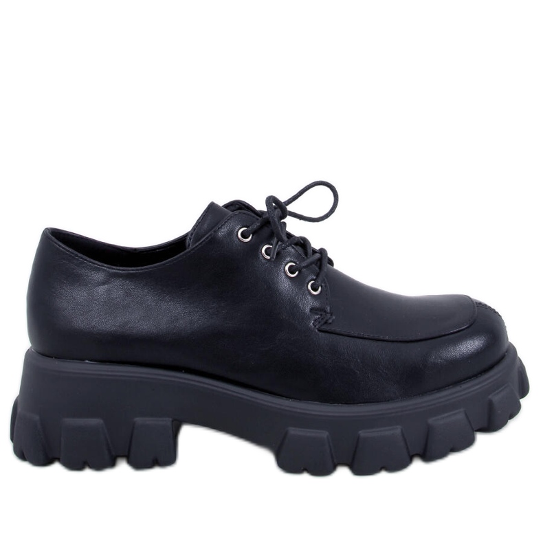 PA1 Mocasini cu platforma Piano Black negru