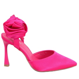 Seastar Ace din satin cu floare Flores Fuchsia roz Seastar Ace din satin cu floare Flores Fuchsia roz