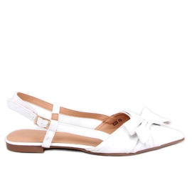 PA1 Balerini Cotta White cu toc deschis alb PA1 Balerini Cotta White cu toc deschis alb