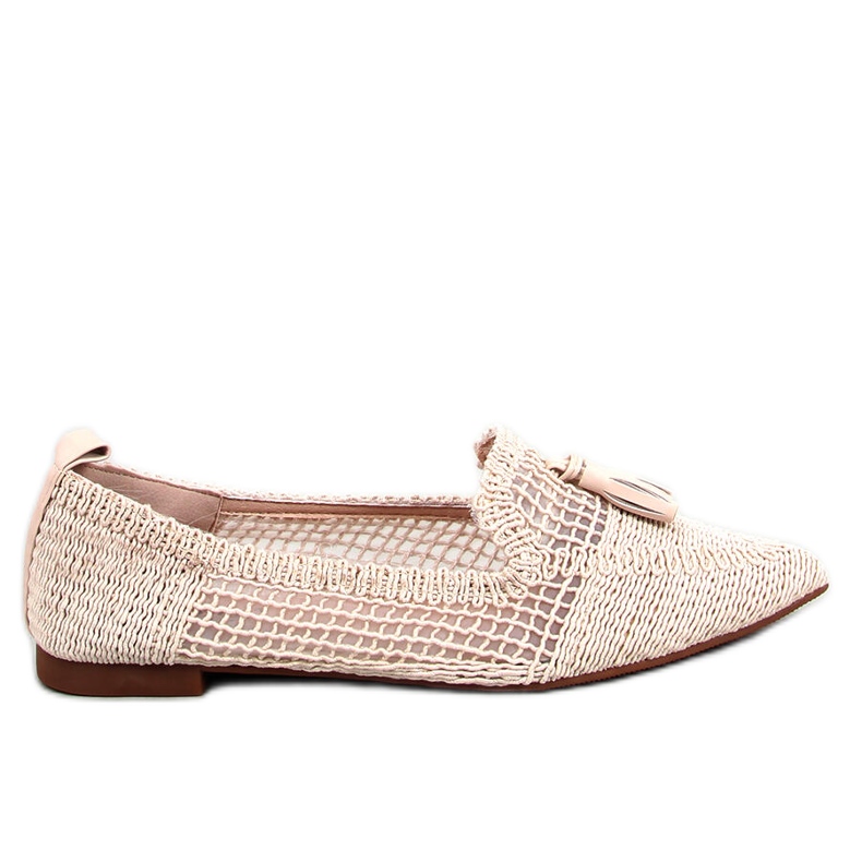 BM Balerini ajurati Monti Beige bej BM Balerini ajurati Monti Beige bej