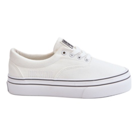 Pantofi de damă cu platformă Big Star LL274228 alb