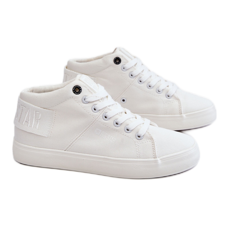 Pantofi de damă Classic High Top Big Star LL274002 Alb