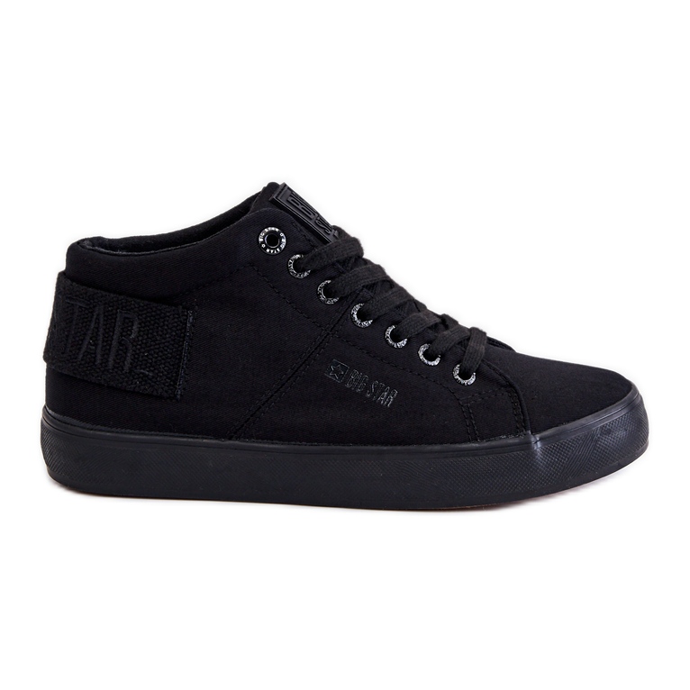Pantofi de damă Classic High Top Big Star LL274001 Negri negru