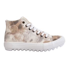 Pantofi de damă Big Star LL274047 Alb-Verde