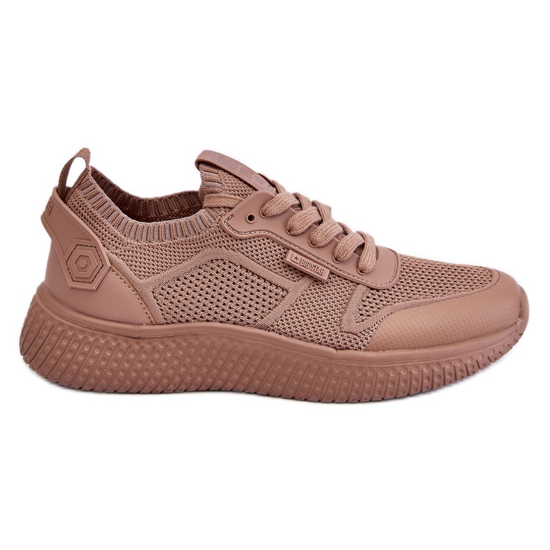 Pantofi comozi pentru damă Sistem de spumă cu memorie Big Star LL274416 Maro deschis