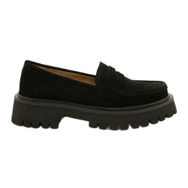 Mocasini din piele intoarsa Filippo DP4586/23 BK negru Mocasini din piele intoarsa Filippo DP4586/23 BK negru