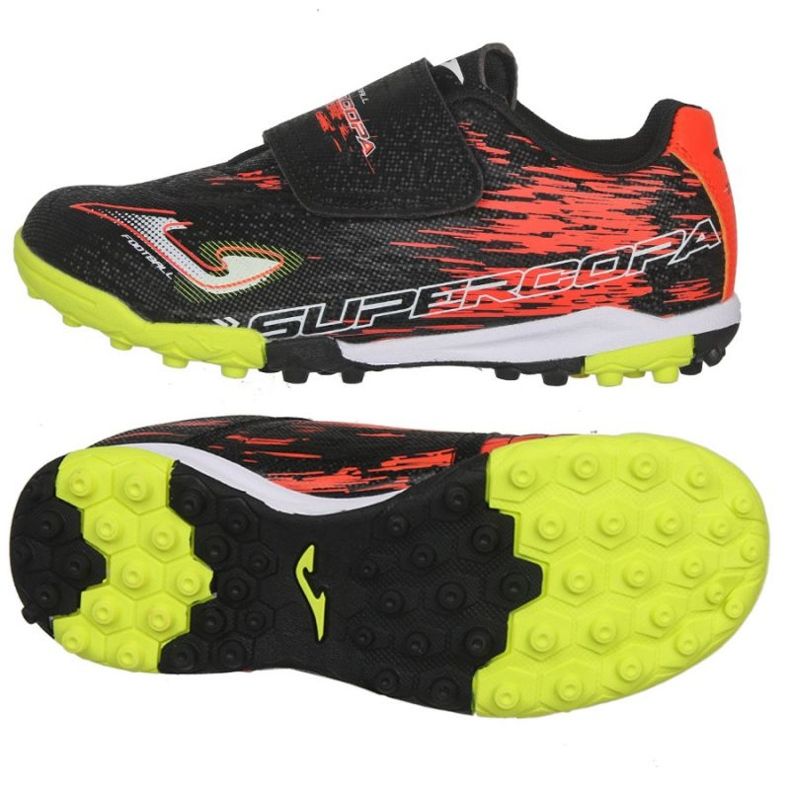 Pantofi de fotbal Joma Super Copa 2301 Tf Jr SCJS2301TFV negru