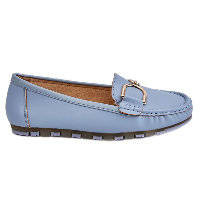 PS1 Mocasini de dama din piele albastru deschis Downtown PS1 Mocasini de dama din piele albastru deschis Downtown