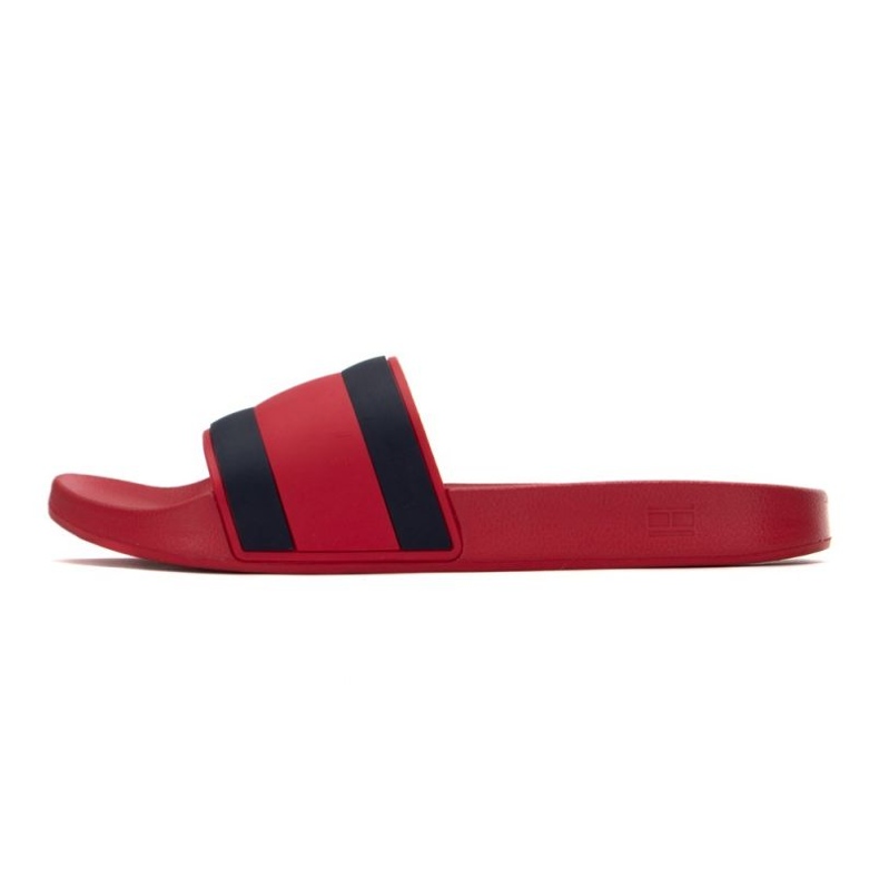 Papuci Tommy Hilfiger Rubber ht Flag Pool M FM0FM04263XLG roșu