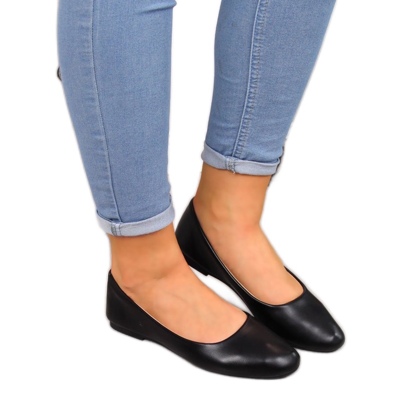 Balerini clasici de dama negri eVento 9BL02-1029 negru