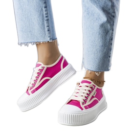 PA1 Adidași cu platformă roz închis de la Connie PA1 Adidași cu platformă roz închis de la Connie