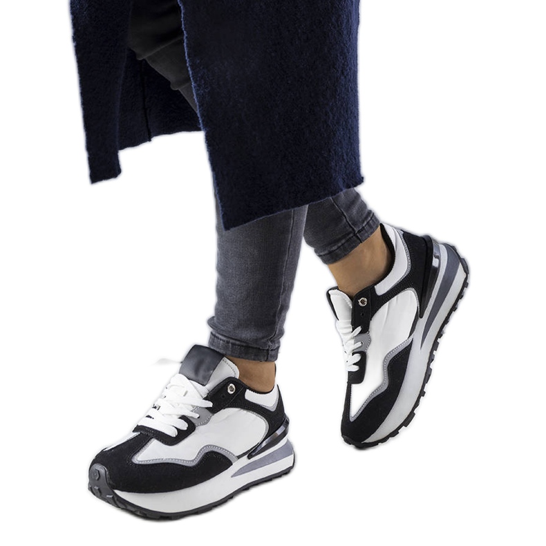 BM Tenisi negri cu platformă Genevieve negru