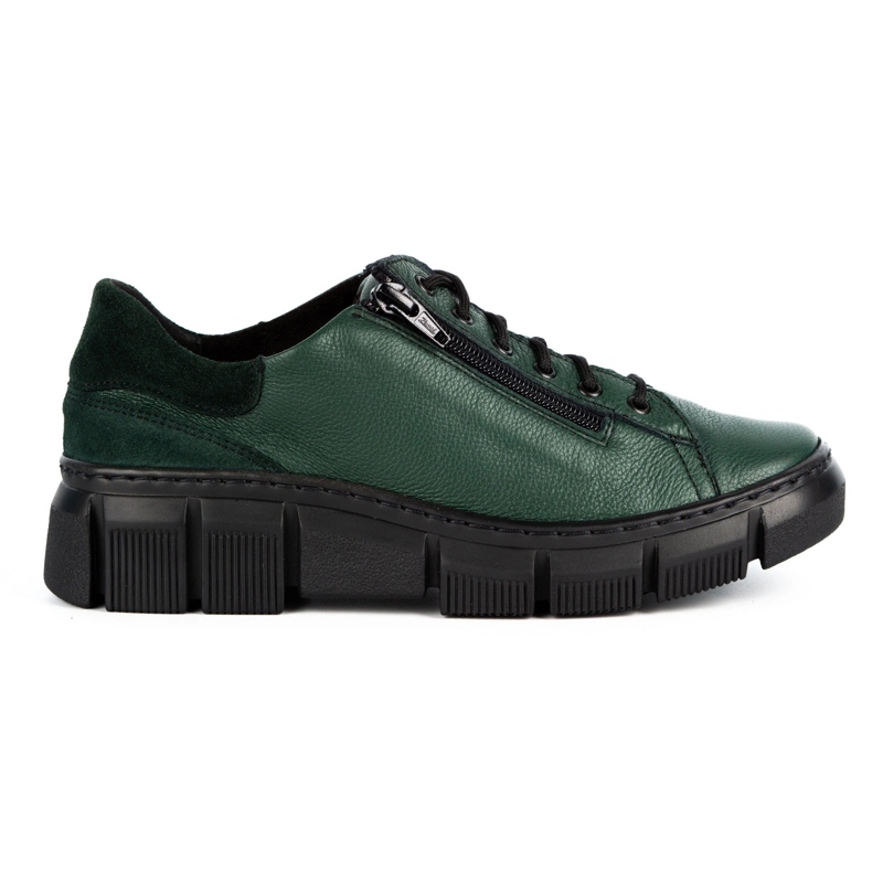 WASAK Pantofi dama adidași din piele 0663W verde