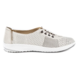 WASAK Pantofi dama adidași din piele 0625W alb WASAK Pantofi dama adidași din piele 0625W alb