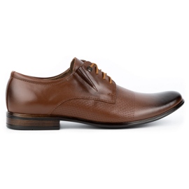 Olivier Pantofi barbati eleganti din piele 302T3 maro Olivier Pantofi barbati eleganti din piele 302T3 maro