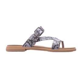 Sandale damă Crocs Tulum Toe Post Sandal W 206108-15W maro Sandale damă Crocs Tulum Toe Post Sandal W 206108-15W maro