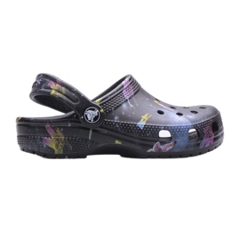 Saboti copii CROCS Classic Clog Kids 206818-001 negru multicolor Saboti copii CROCS Classic Clog Kids 206818-001 negru multicolor