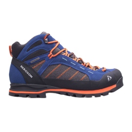 Pantofi de trekking pentru bărbați BERGSON Kadam Mid Stx albastru portocale