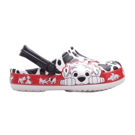 Saboți pentru copii CROCS 101 Dalmatians Saboți pentru copii 207485-100 alb negru