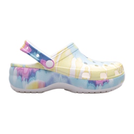 Saboți Crocs Graphic Clog Wedge Clogs W 207151-94S multicolor