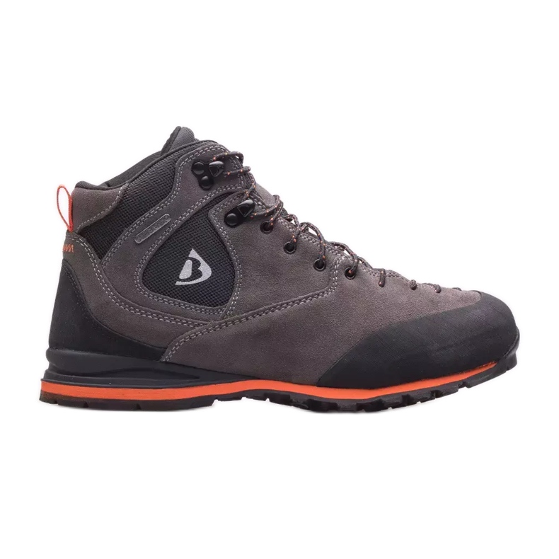 Pantofi de trekking pentru bărbați Castor Mid Stx 3.0 BERGSON maro gri