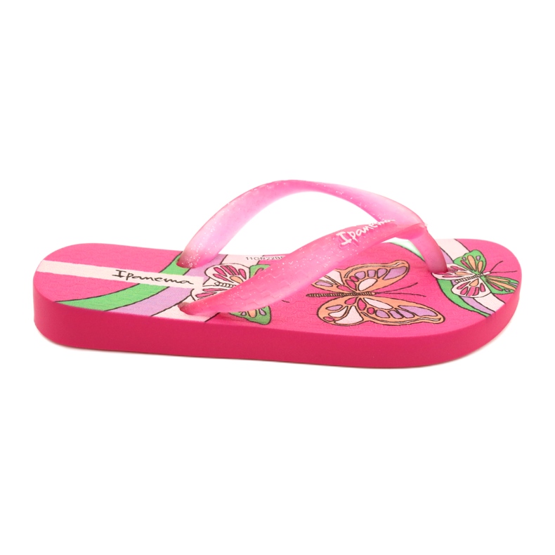 Flip -flops cu ipanema fetiță 83348 AI747 GLITER PINK roz