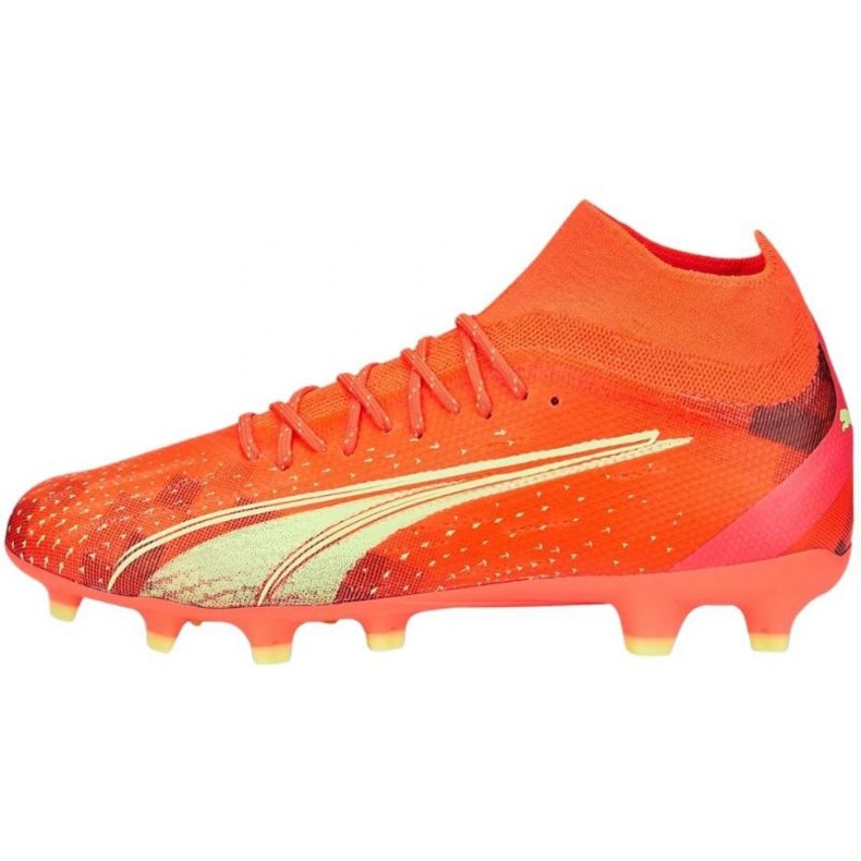 Pantofi de fotbal Puma Ultra Pro FG/AG M 106931 03 portocale portocale si rosii