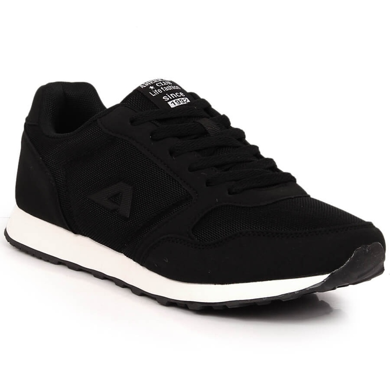 Pantofi sport pentru bărbați Black American Club 135/23 negru