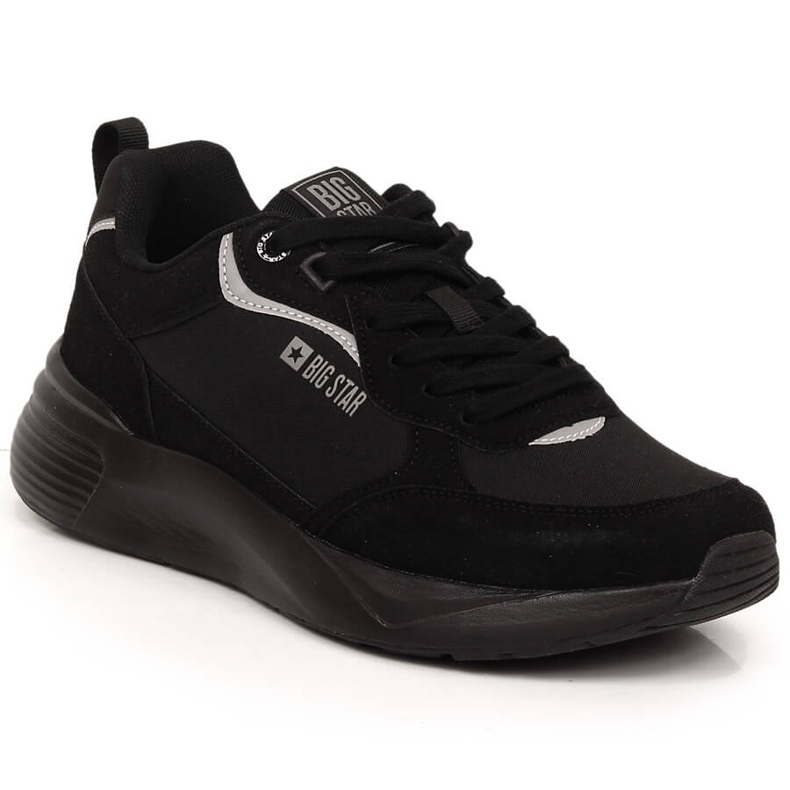 Pantofi sport pentru bărbați Black Big Star LL174236 negru