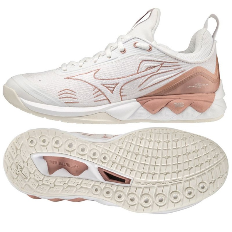 Pantofi de volei Mizuno Wave Luminous 2 W V1GC212036 alb alb