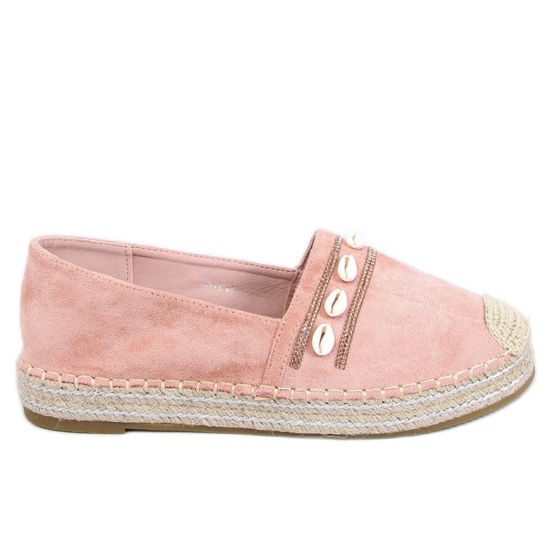 BM Espadrile cu coajă Ocean Pink roz