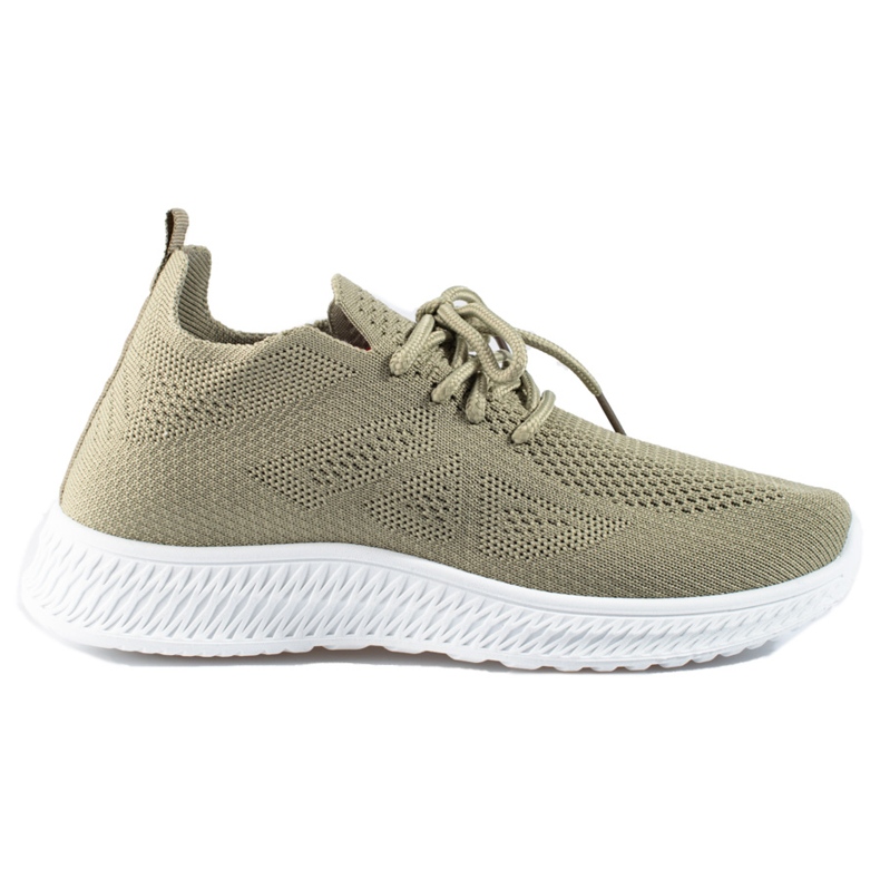 Pantofi sport din textil verde Shelovet