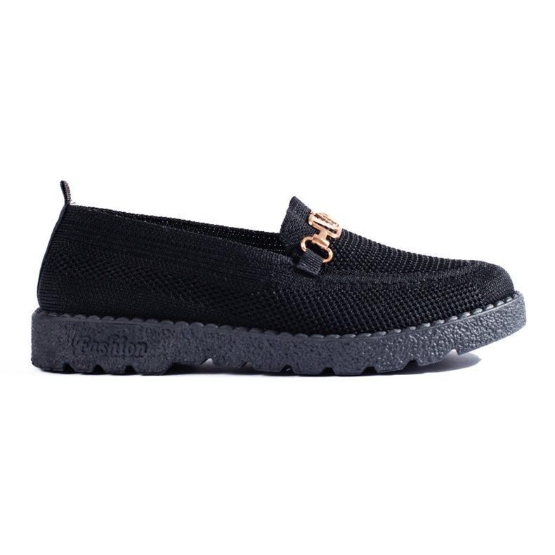 Mocasini textile dama Shelovet negru