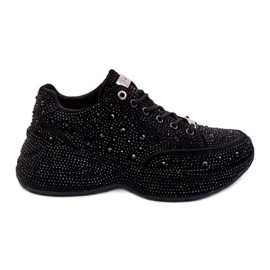 Pantofi de damă cu platformă GOE JJ2N4058 Negri negru Pantofi de damă cu platformă GOE JJ2N4058 Negri negru