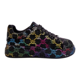 Pantofi sport de damă cu jeturi GOE LL2N4010 negru Pantofi sport de damă cu jeturi GOE LL2N4010 negru