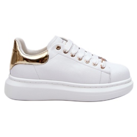 Pantofi sport pentru femei GOE LL2N4011 Alb-Auriu