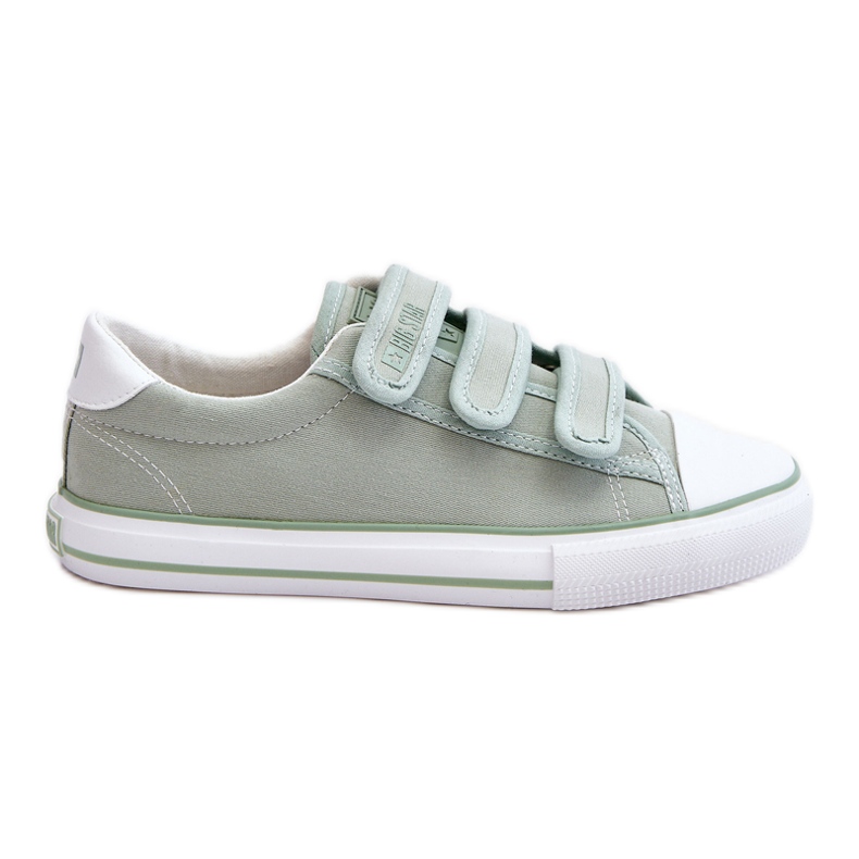 Pantofi clasici din material Velcro Big Star LL274A202 Verde