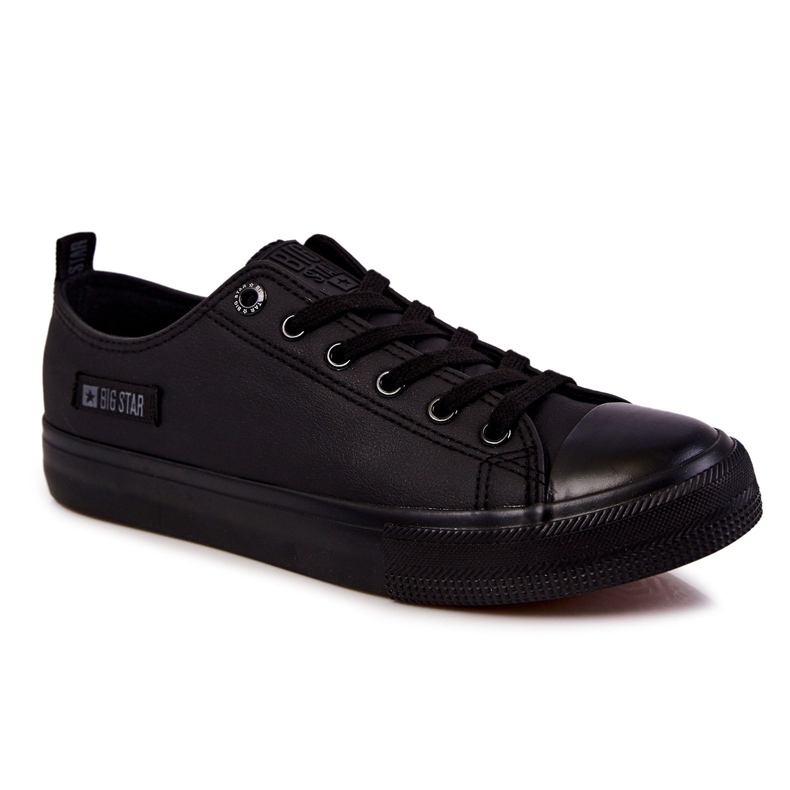 Pantofi de piele pentru bărbați Big Star KK174009 Negru