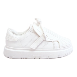 PG1 Pantofi sport la modă de damă White Genesis alb