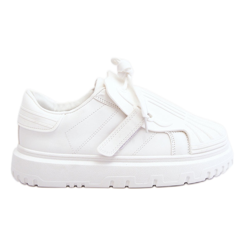 PG1 Pantofi sport la modă de damă White Genesis alb