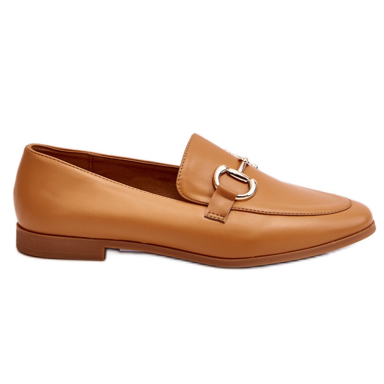 PG1 Mocasini clasici de dama cu ornamente Camel Jamie bej