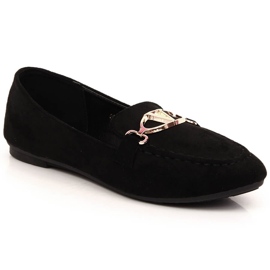 Mocasini negri din piele intoarsa Vinceza 2227 negru Mocasini negri din piele intoarsa Vinceza 2227 negru