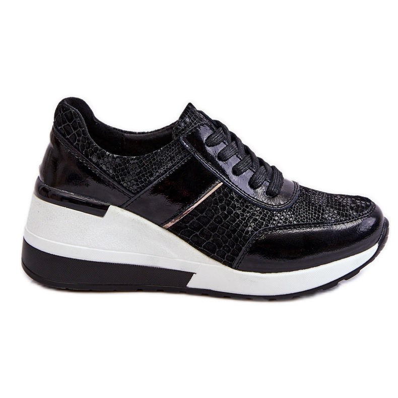 S.Barski Pantofi crosby din piele pentru femei negri negru