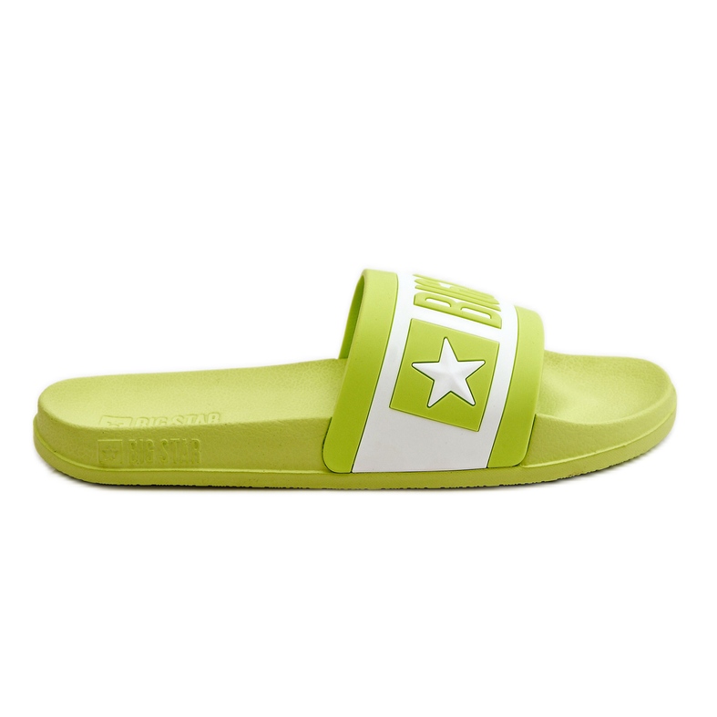 Papuci clasici de damă Big Star LL274742 Lime verde