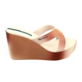 Papuci cu pană Ipanema 83423 Colore Fem AI973 Bej/Maro
