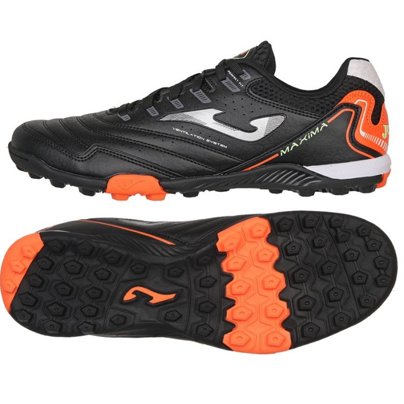 Ghete de fotbal Joma Maxima 2301 Tf M MAXS2301TF negru negru