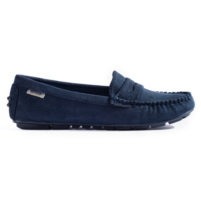 Mocasini Shelovet de damă, de culoare bleumarin, confortabili albastru Mocasini Shelovet de damă, de culoare bleumarin, confortabili albastru