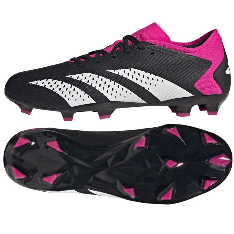 Pantofi de fotbal Adidas Predator Accuracy.3 L Fg M GW4602 negru negru