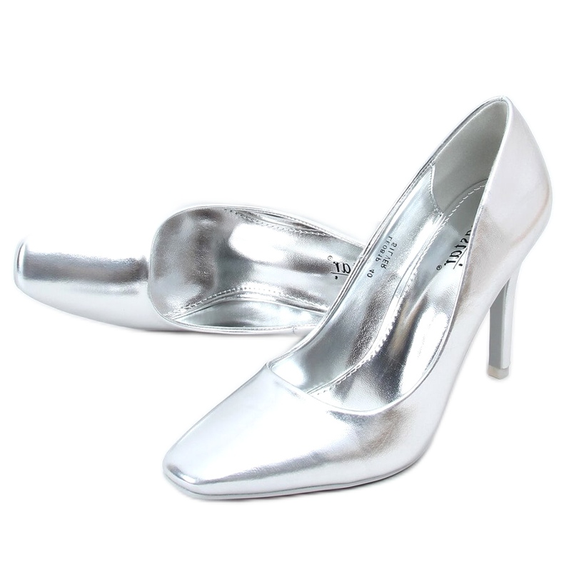 BM Stiletto de damă Karen Silver argint