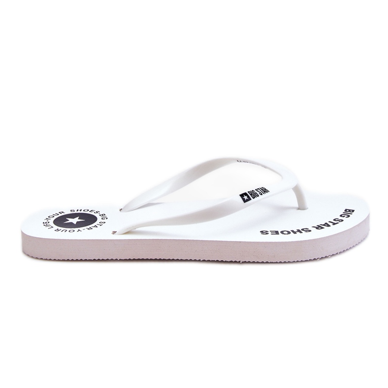 Flip Flops confortabili Big Star LL274795 Alb